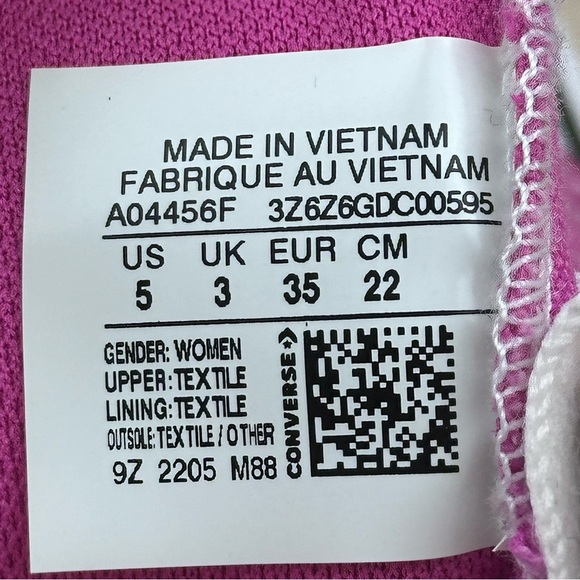 Converse Women's 5 All Star Madison OX Fuchsia Glow Pink Sneakers  Size 5 US - Picture 7 of 7